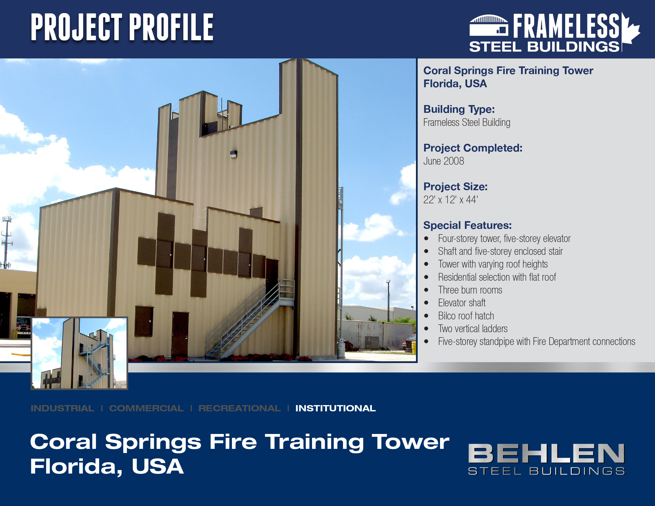 Coral Springs Fire Training Tower