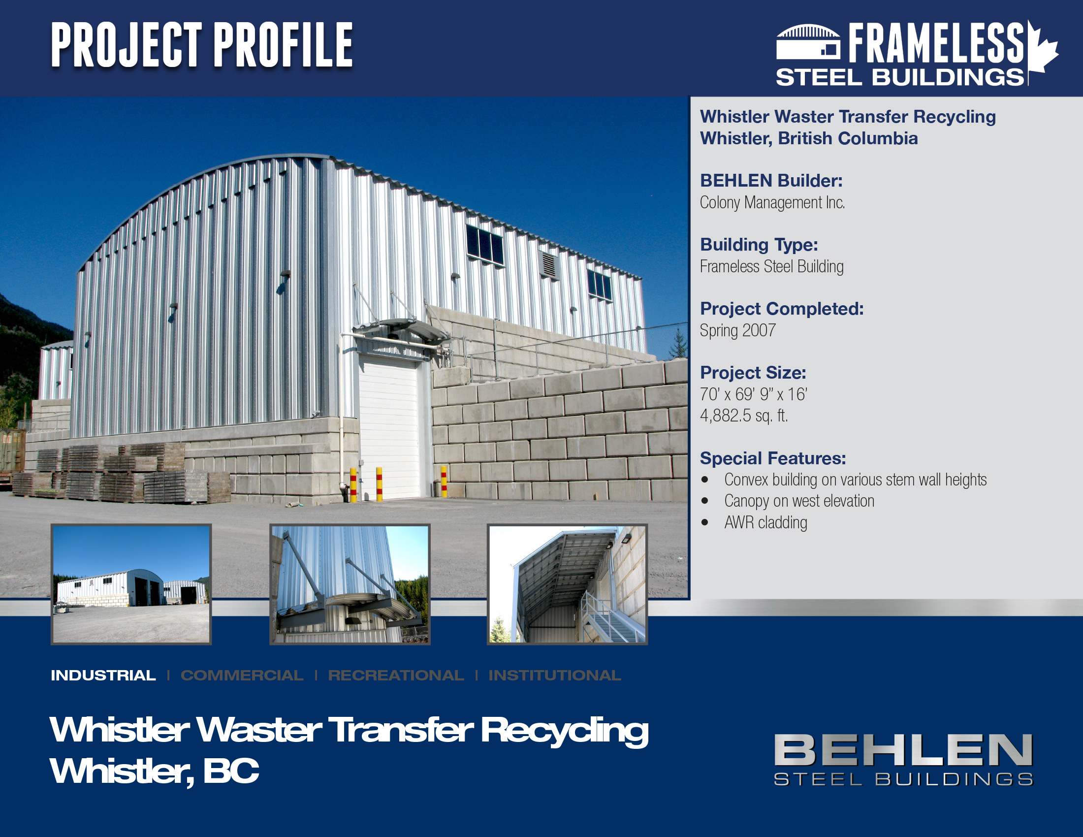 Whistler Waster Transfer Recycling