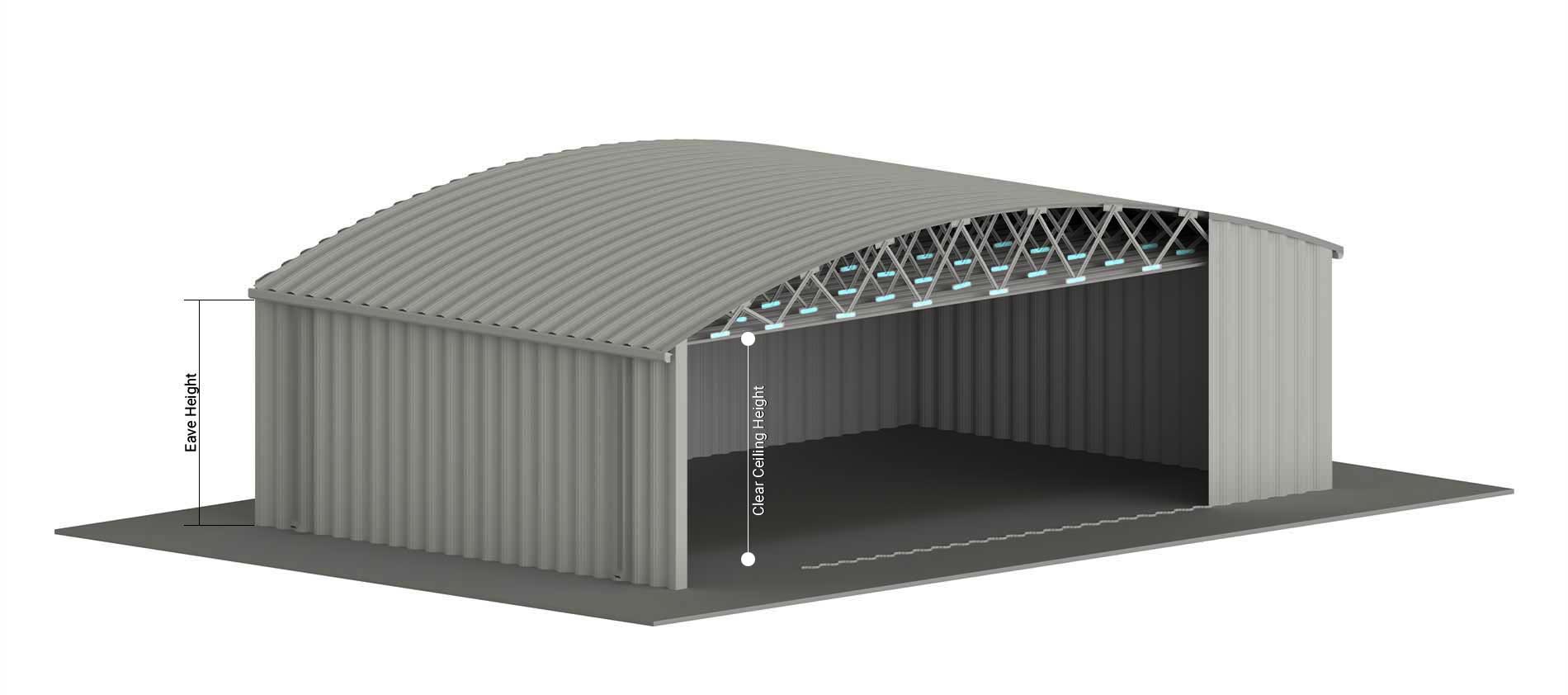 Frameless Building: Lower Chord Gusset