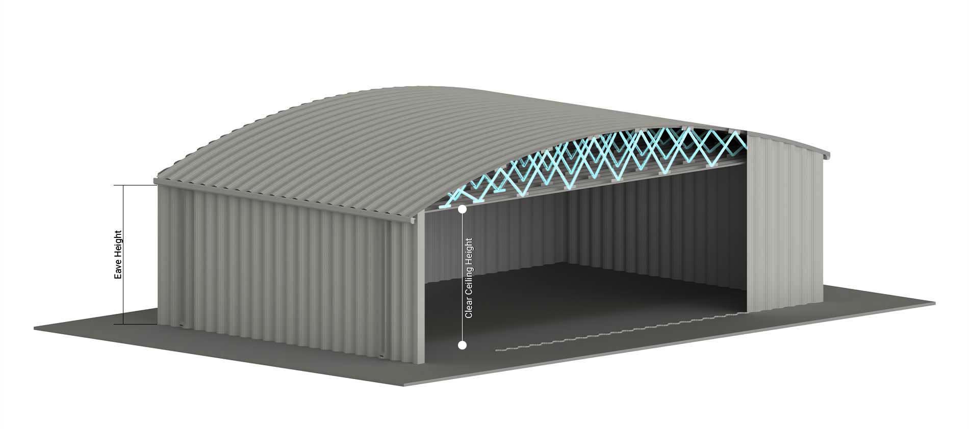 Frameless Building: Convex Truss System @ Every 41'' (1.04m)