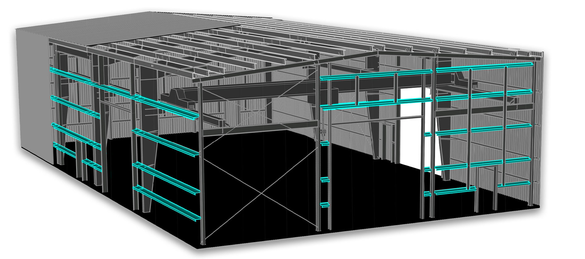 Rigid Frame Building: Girts