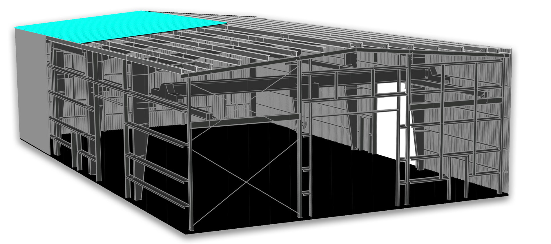 Rigid Frame Building: Roof Panel