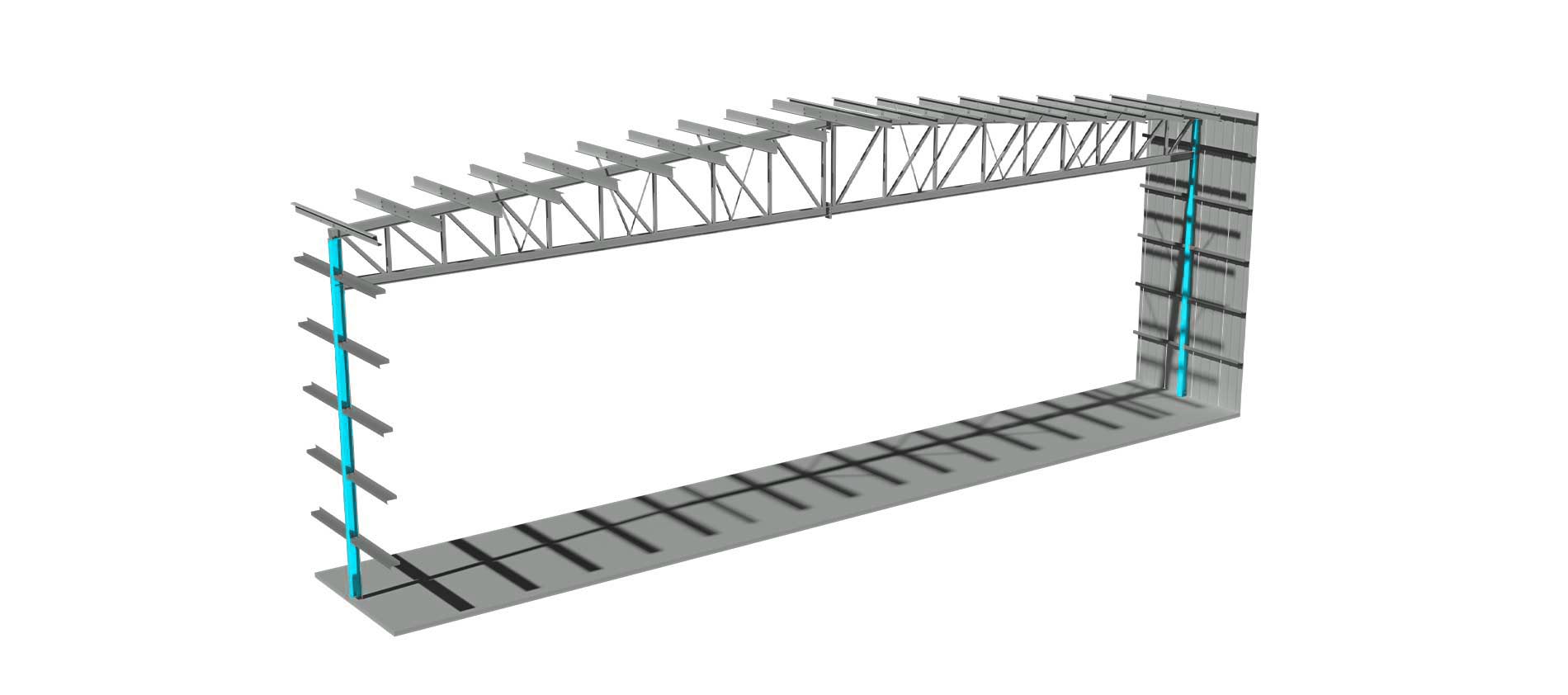 Open Web Truss System: Frame Column