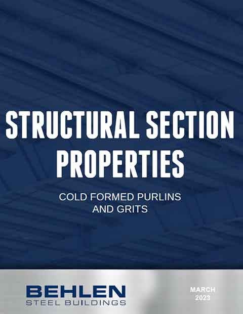 Behlen Industries - Structural Section Properties