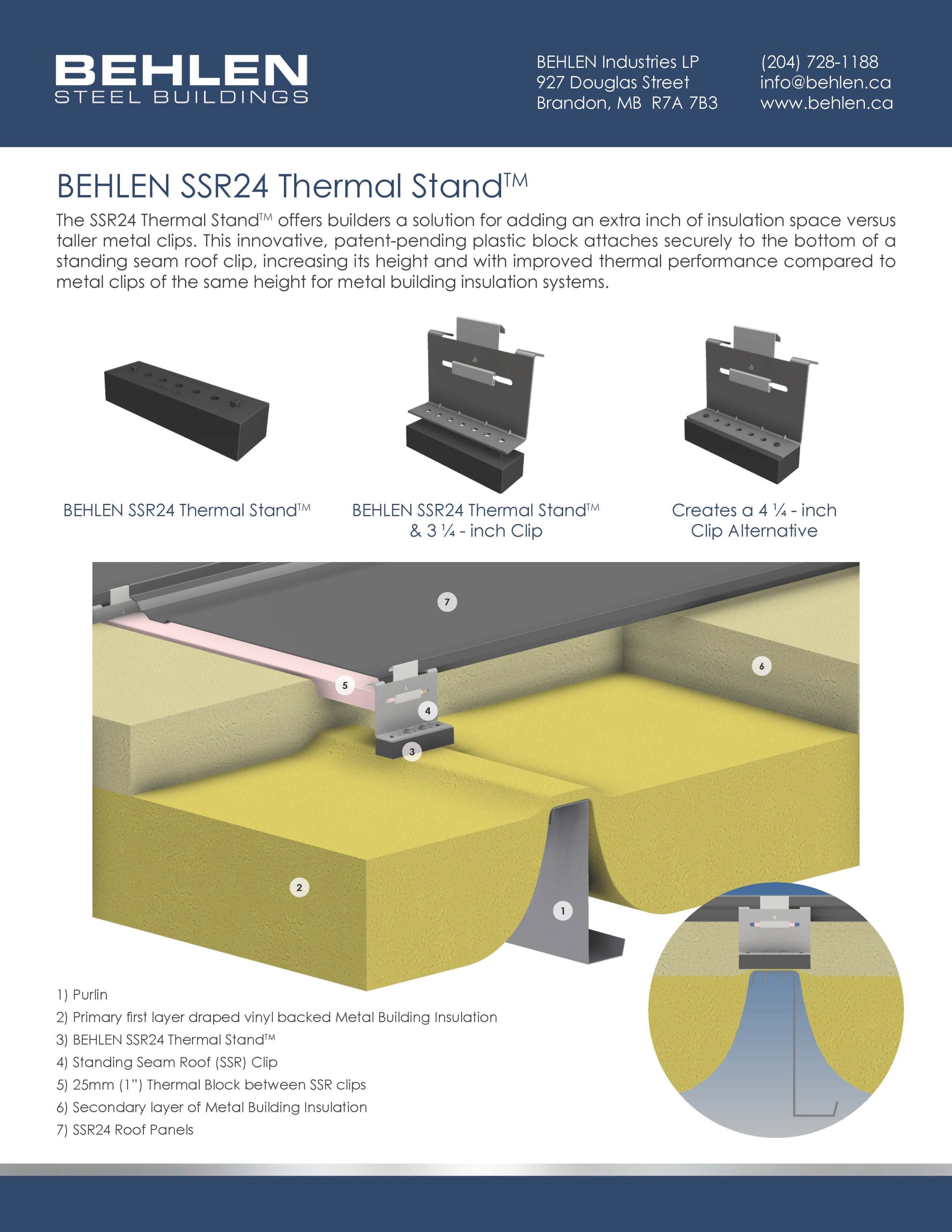 Behlen Industries - BEHLEN SSR24 Thermal Stand