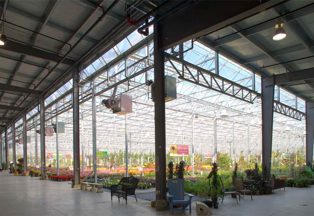 BEHLEN Steel Buildings LP: Bradford Greenhouses