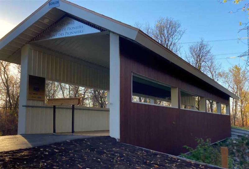 BEHLEN Steel Buildings LP: Bridge of Pioneers – Edwards Family Donation