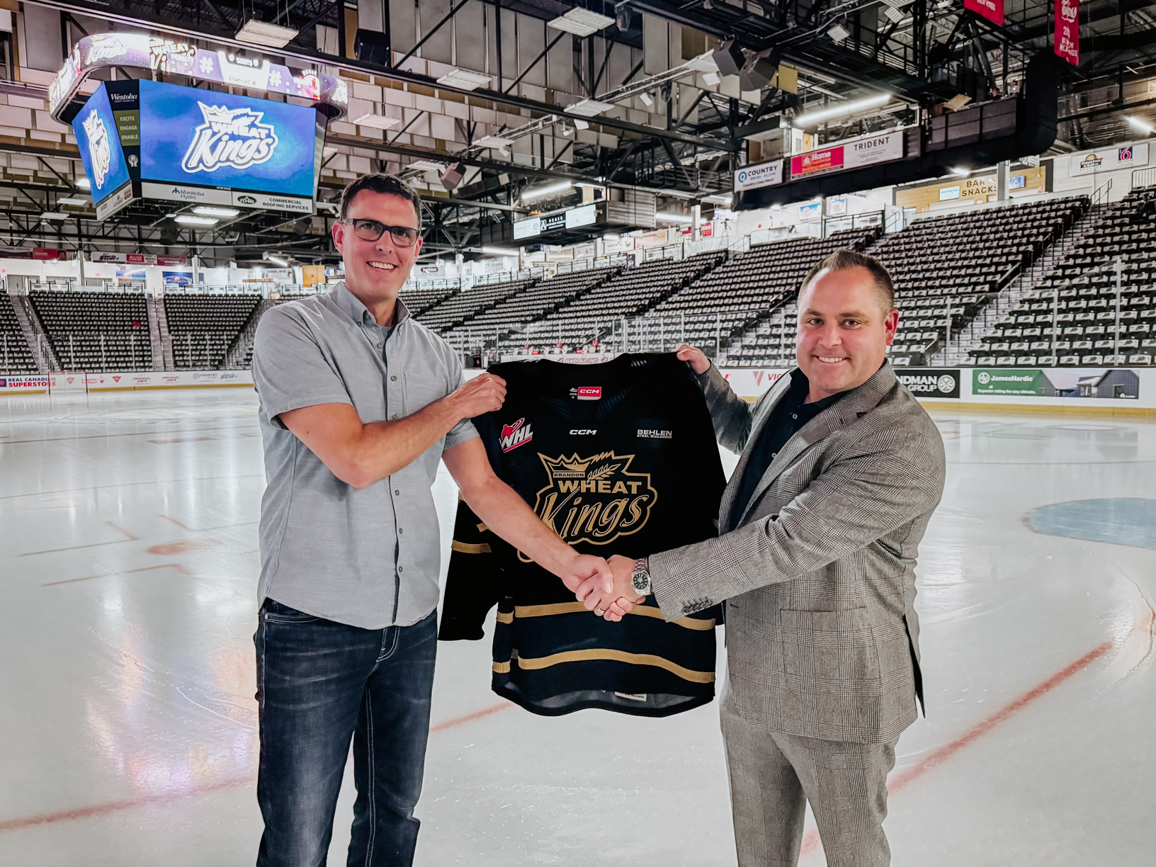 BEHLEN Steel Buildings LP: BEHLEN Industries LP – First Ever Jersy Sponsor for Brandon Wheat Kings