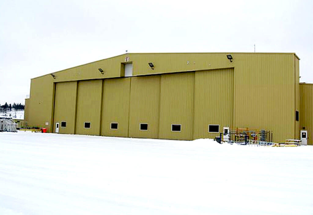 BEHLEN Steel Buildings LP: Kelowna Flightcraft Hangar